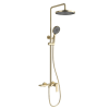 Welland -9003 3 funkciós zuhanyrendszer csapteleppel (arany)