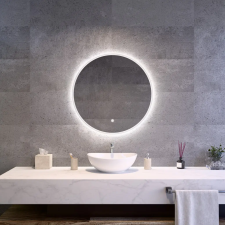 Welland Alpha LED tükör - fényerő + színhőfok állítás - Ø 70 cm fürdőszoba bútor