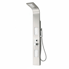 Welland EC-1006 multifunkciós zuhanypanel (inox / króm) kád, zuhanykabin