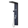 Welland EC-1044 multifunkciós zuhanypanel digitális hőfokjelzővel (fekete / króm)