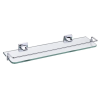 Welland Exclusive-Line fürdőszobai falipolc - 50 cm - króm / üveg (39912)