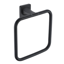 Welland Fekete törölközőtartó gyűrű | Welland Exclusive-Line 39908-B fürdőszoba kiegészítő