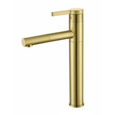 Welland FH-3366 kihúzható fejes magasított mosdó csaptelep (arany) csaptelep