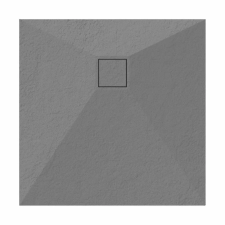 Welland kőhatású zuhanytálca szifonnal 70 x 70 cm - szürke (GT-7070SS) kád, zuhanykabin