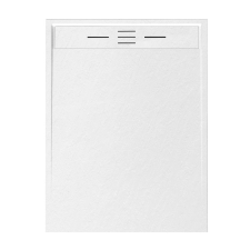 Welland kőhatású zuhanytálca szifonnal 80 x 100 cm - fehér (GT-10080LS) kád, zuhanykabin