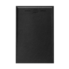 Welland kőhatású zuhanytálca szifonnal 80 x 120 cm - fekete (GT-12080LS) kád, zuhanykabin
