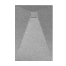 Welland kőhatású zuhanytálca szifonnal 80 x 120 cm - szürke (GT-12080SS) kád, zuhanykabin