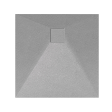Welland kőhatású zuhanytálca szifonnal 80 x 80 cm - szürke (GT-8080SS) kád, zuhanykabin