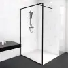 Welland Montana walk-in zuhanyfal 100 x 195 cm - fekete profil