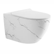 Welland Primo Tornado fali WC csésze + soft-close slim WC ülőke - márvány szaniter