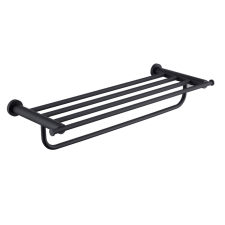 Welland Topaz törölközőtartó és polc - 60 cm - fekete (96302-B) bútor