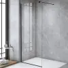 Welland Vista walk-in zuhanyfal 70 x 195 cm - fekete profil