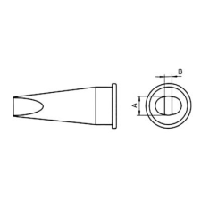 Weller LHT-C WSP 150 pákához rövid, kétoldalt csapott, véső formájú pákahegy, forrasztóhegy 3.2 mm (T0054445599) forrasztási tartozék