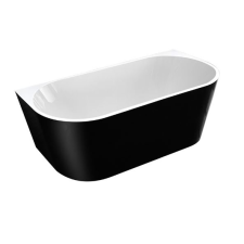 Wellis Calabria Matt Black szabadon álló kád matt fekete külsővel kád, zuhanykabin