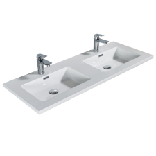 Wellis Monaco 120 öntött műmárvány dupla mosdó, klikk-klakk leeresztővel szaniter