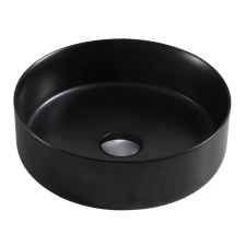 Wellis Rose Black matt fekete pultra építhető kerámia mosdó szaniter