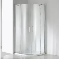 Wellis Scorpio két nyílóajtós íves zuhanykabin 90x90 kád, zuhanykabin