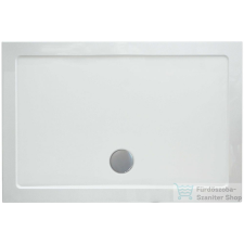 Wellis SMC 120x90x4 cm-es szögletes lapos zuhanytálca, zuhanyszifonnal WC00412 kád, zuhanykabin