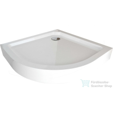 Wellis SMC 90x90x15 cm-es íves magas zuhanytálca, zuhanyszifonnal WC00405 kád, zuhanykabin