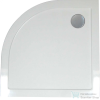 Wellis SMC 90x90x4 cm-es íves lapos zuhanytálca, zuhanyszifonnal WC00407