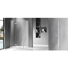 Wellis Sorrento Plus 100 1 nyílóajtós szögletes zuhanykabin Balos - Easy Clean bevonattal WC00501 kád, zuhanykabin