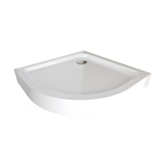 Wellis Zuhanytálca íves, magas - 90x90x15, lefolyóval kád, zuhanykabin