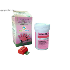 Wellmed Hemoglobin Tesztcsík 25 db EasyTouch GcHb készülékhez gyógyhatású készítmény