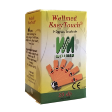 Wellmed Wellmed easytouch húgysav tesztcsík 25 db gyógyászati segédeszköz