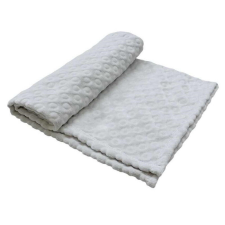  Wellsoft, nyomott mintás babatakaró 70*90 cm - szürke babaágynemű, babapléd