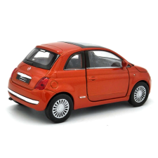 Welly Fiat 500 (2007) Sárga autópálya és játékautó