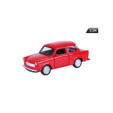 Welly Makett autó, 1:34, PRL 601 Trabant, piros makett