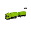 Welly Makett kamion, 1:43, MAN Truck, konténer, zöld