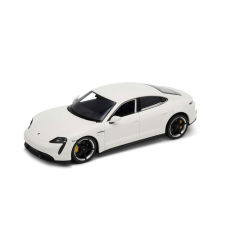 Welly - Porsche Taycan Turbo S 1:24 krém autópálya és játékautó