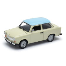Welly - Trabant 601 1:24 bézs kék tetővel autópálya és játékautó
