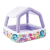 Welora Beltéri medence "Sun Shade" gyerekeknek, űrtartalom 295 L, méretek 157xx157x122 cm, lila-multicolor