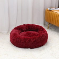 Welora Kisállat fekhely, Kistestű kutyák és macskák, Átmérő 50 cm, Bolyhos, Fehér szállítóbox, fekhely kutyáknak