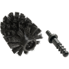 WENKO adapteres tartalék WC-kefe fekete   8,5 cm