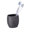  Wenko fogmosópohár Puro antracit polirezin  9,4 cm x 9,4 cm x 6,5 cm