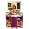 WePro Store gyerekkonyha, valódi vízkör, sütő és főzőlap, hangok és lámpák, teljes tartozékokkal, Lila, 3 év +