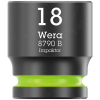 Wera 8790 B Impaktor (05005509001) Külső hatlap Dugókulcs betét 18 mm 1 db 3/8 (05005509001)