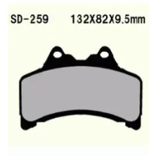 Wesrah fékbetétek VD-259 Wesrah  Futómű és fék alkatrészek Fékbetétek (tárcsafék) egyéb motorkerékpár alkatrész