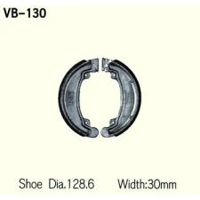 Wesrah VB-130 fékpofa Wesrah Futómű és fék alkatrészek Fékpofák (dobfék) egyéb motorkerékpár alkatrész