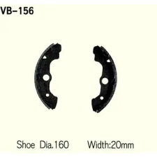 Wesrah VB-156 fékpofa Wesrah Futómű és fék alkatrészek Fékpofák (dobfék) egyéb motorkerékpár alkatrész