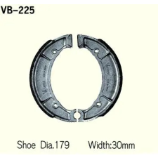 Wesrah VB-225 fékpofa Wesrah Futómű és fék alkatrészek Fékpofák (dobfék) egyéb motorkerékpár alkatrész