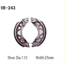 Wesrah VB-243 fékpofa Wesrah Futómű és fék alkatrészek Fékpofák (dobfék) egyéb motorkerékpár alkatrész