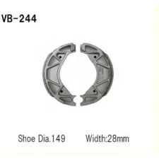 Wesrah VB-244 fékpofa Wesrah  Futómű és fék alkatrészek Fékpofák (dobfék) egyéb motorkerékpár alkatrész