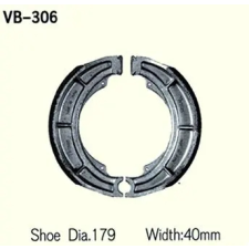 Wesrah VB-306 fékpofa Wesrah Futómű és fék alkatrészek Fékpofák (dobfék) egyéb motorkerékpár alkatrész