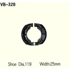 Wesrah VB-328 fékpofa Wesrah Futómű és fék alkatrészek Fékpofák (dobfék) egyéb motorkerékpár alkatrész