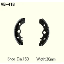Wesrah VB-418 fékpofa Wesrah Futómű és fék alkatrészek Fékpofák (dobfék) egyéb motorkerékpár alkatrész
