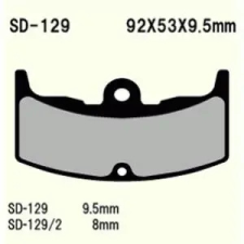 Wesrah VD-129/2 fékbetétek Wesrah  Futómű és fék alkatrészek Fékbetétek (tárcsafék) egyéb motorkerékpár alkatrész